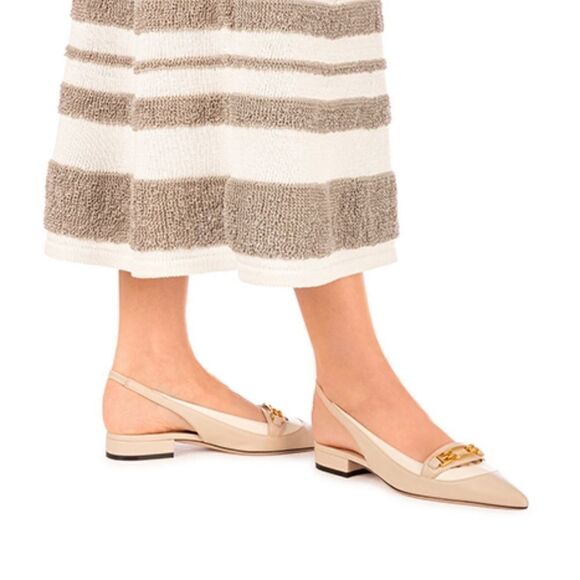 Bally horsebit-detail pointed ballerina shoes size 35 - Picture 2 of 13